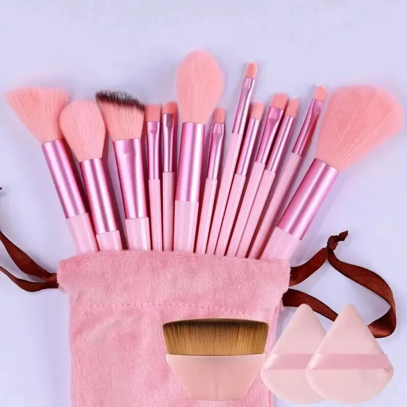 Cosmetic Makeup Brush Set with Twenty-Nine Color and Kit Labels, Foundation, Powder and Eyeshadow Blending References for Everyday Beauty and Gift Selection