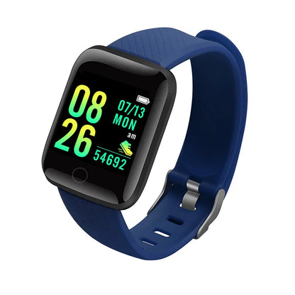 Y68 and 116Plus Fitness Smart Watch with Silicone Wristband, Circular Touch-Button Control and App Setup, Everyday Activity Tracking and Message Reminder References