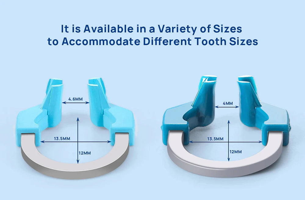 Dental Sectional Matrix Ring Options by AZDENT, Nickel-Titanium Clamping Rings with Silicone Contact Areas, Single and Combination Kit Selections