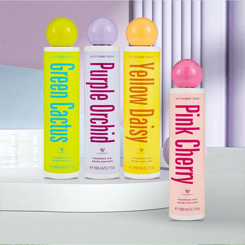 Gourmand Perfume Body Spray 168ml, Unisex Fragrance with Sweet Cookies, Chocolate, Fruit and Floral Options for Daily Wear and Personal Gifts