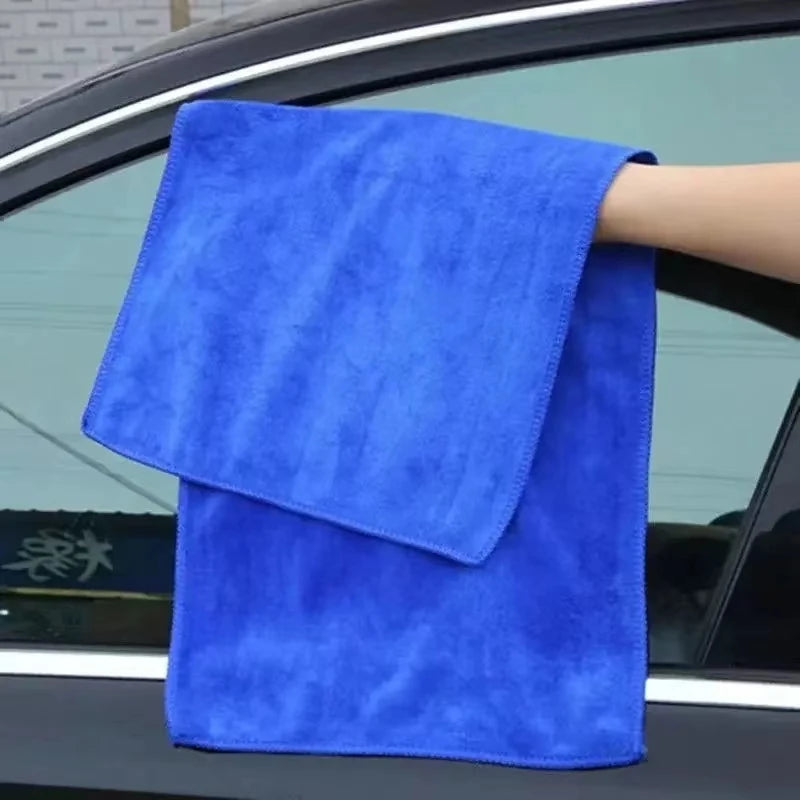 30 x 30 cm Microfiber Cleaning Cloths, Reusable Washable Towels in 1, 5, 10, 50 or 100-Piece Options for Compatible Car Windows and Household Surfaces