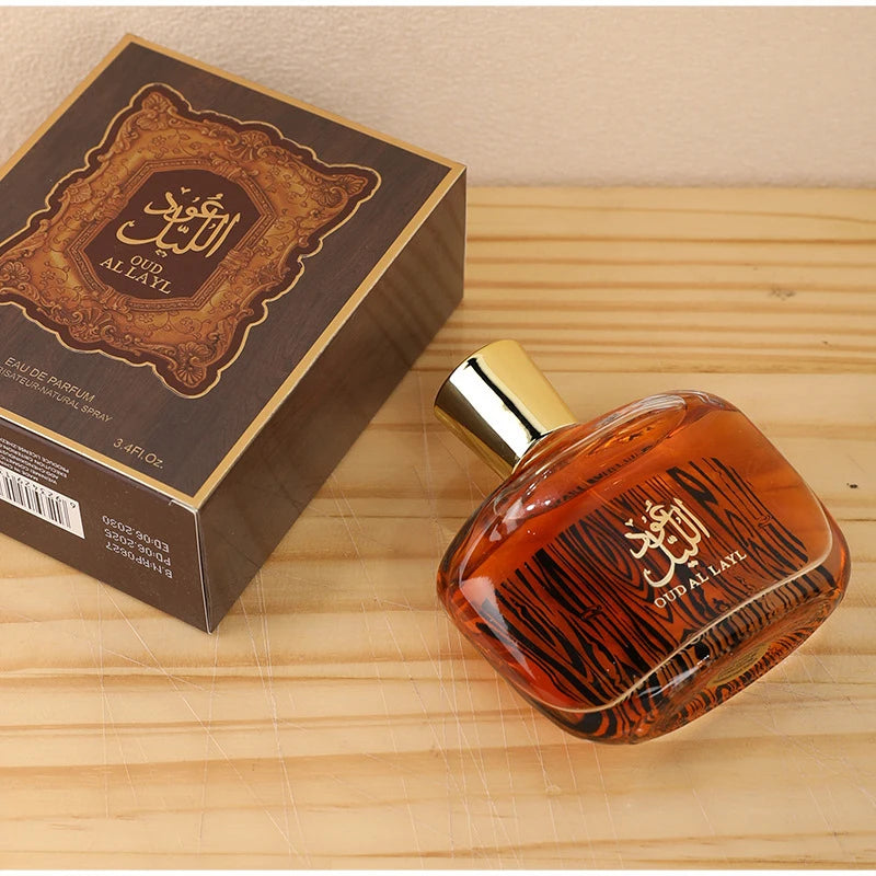 Unisex Arabian Perfume with Listed Sandalwood and Agarwood Scent Wording, A, B, C and D 100ml Options or Ebony 50ml Selection for Personal Fragrance and Gifts