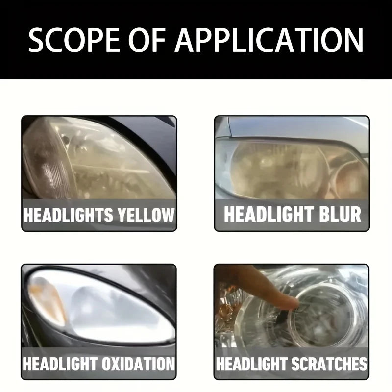 Headlight Polishing Paste for Compatible Car Lens Surface Care, 1PCS or 1PCS-100G Options for Exterior Yellowing and Oxidation Appearance Maintenance