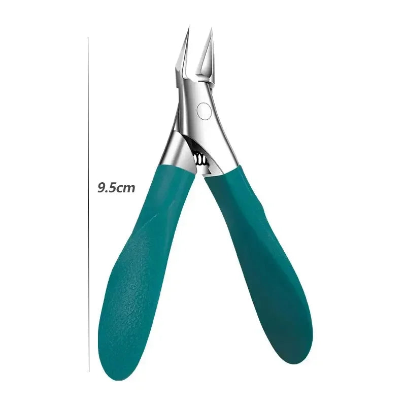 Straight Sharp Tip Toenail Clipper with Stainless Steel Reference, One or Two-Piece Options for Adult Home Grooming and Salon Pedicure Tool Supplies