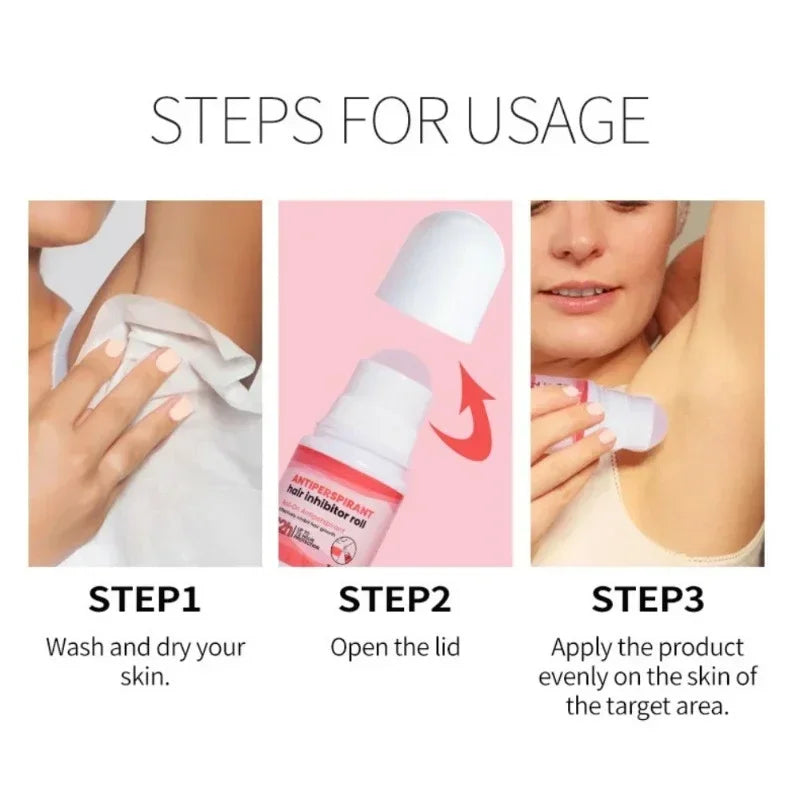 Underarm Deodorant Roll-On for Men and Women, Personal Hygiene and Grooming Selection with 1pcs or 1pcs-1 Options for a Product-Label-Guided Care Routine