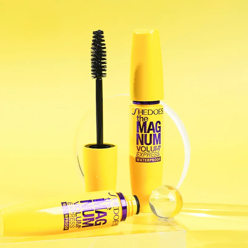 SHEDOES Volume Mascara with Hourglass Brush Wand, Lash Definition and Fuller-Looking Finish for Adult Everyday, Party and Creative Eye Makeup Routines