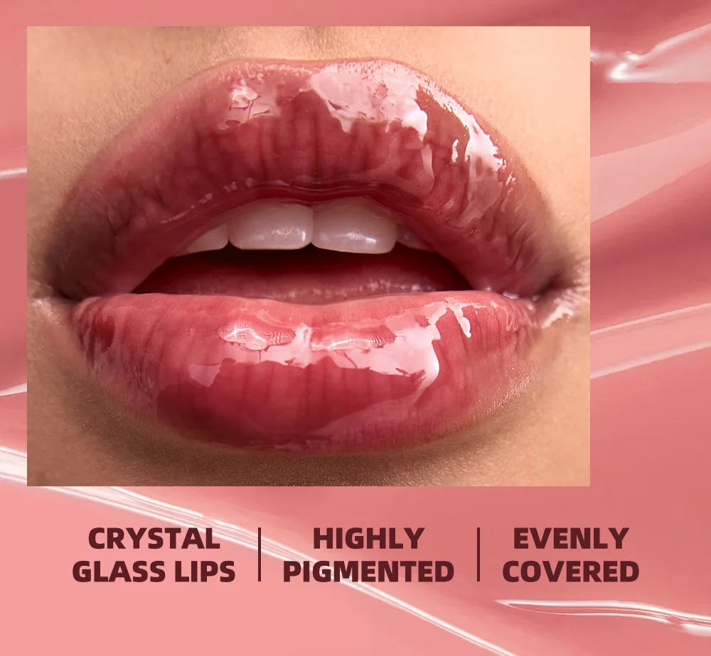 Hydrating Lip Gloss for Women, Moisturizing Lip Glaze with Four Numbered Color Options for Everyday Makeup and Special-Occasion Beauty Looks