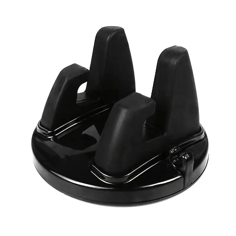 Car Phone Navigation Holder, 360° Rotating Mobile Phone Bracket with Listed Non-Slip Design, Black or Red Options for Compatible Vehicle Phone Positioning