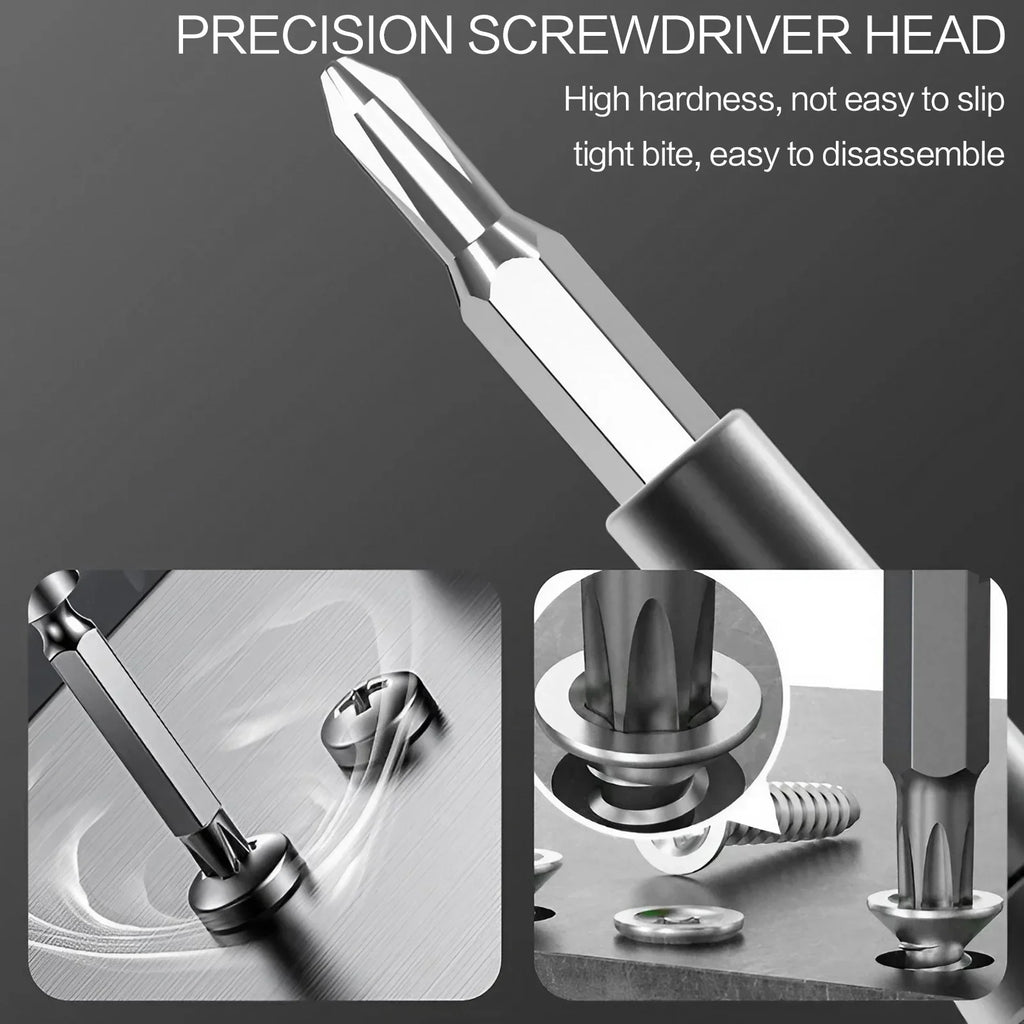 Precision Screwdriver Repair Kit, 25-in-1 or 152-in-1 CRV Steel Bit Set with Torx Options for Compatible Laptop, Computer and Small Electronics Projects