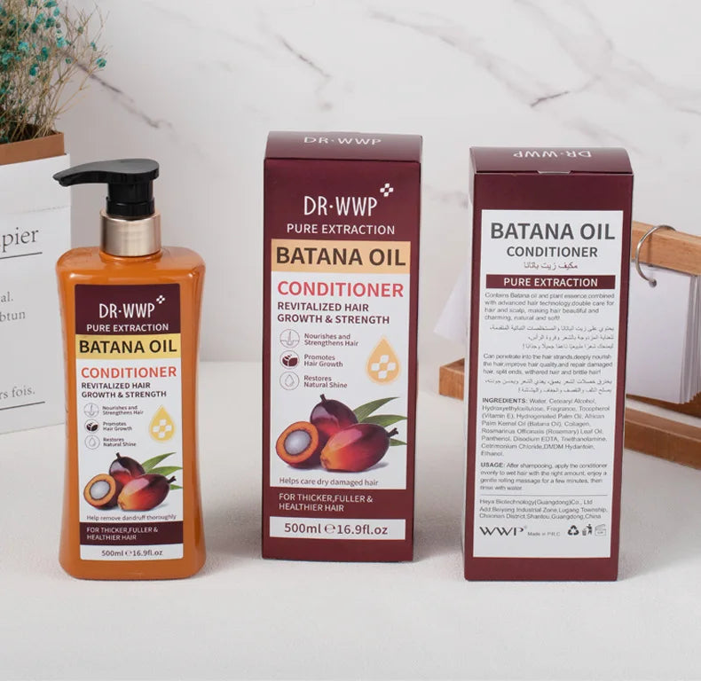 Batana Hair Care Selection with 500ml Shampoo or Conditioner, 500g Hair Mask and 50ml Oil Options for Everyday Cleansing and Cosmetic Conditioning Routines