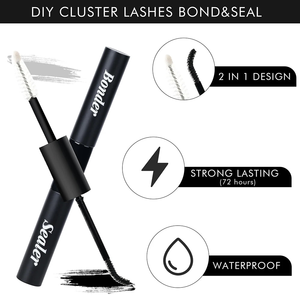 Individual Lash Clusters, 320PCS Wispy Fluffy False Eyelashes in 30D and 40D Styles with DIY Kit Options for At-Home Makeup Looks