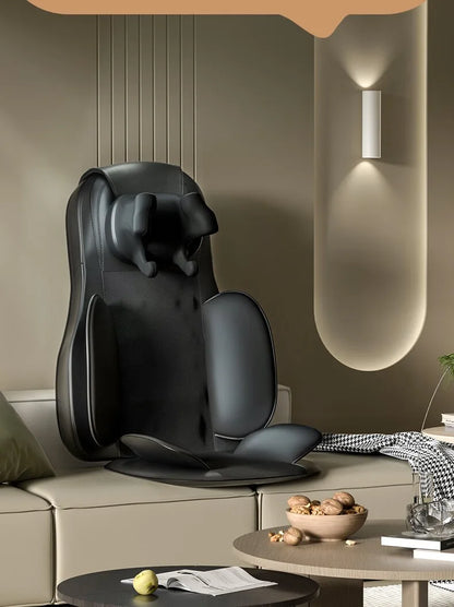 JAIYORL Electric Massage Seat Cushion with Vibration and Kneading References, Four Upgrade Model Labels and US, EU, UK or AU Plug Options