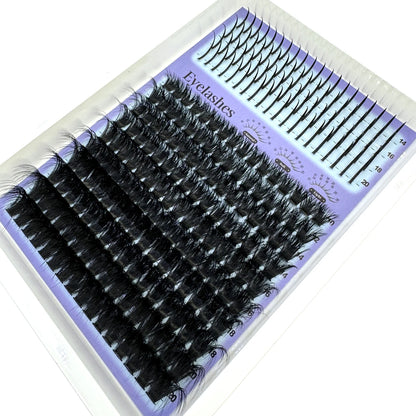 Multi-Row Lash Clusters and Spikes with Manga Style Options, 14, 15, 16 and 30-Row Labels Across 22 Selections for Adult Creative Eye Makeup Looks