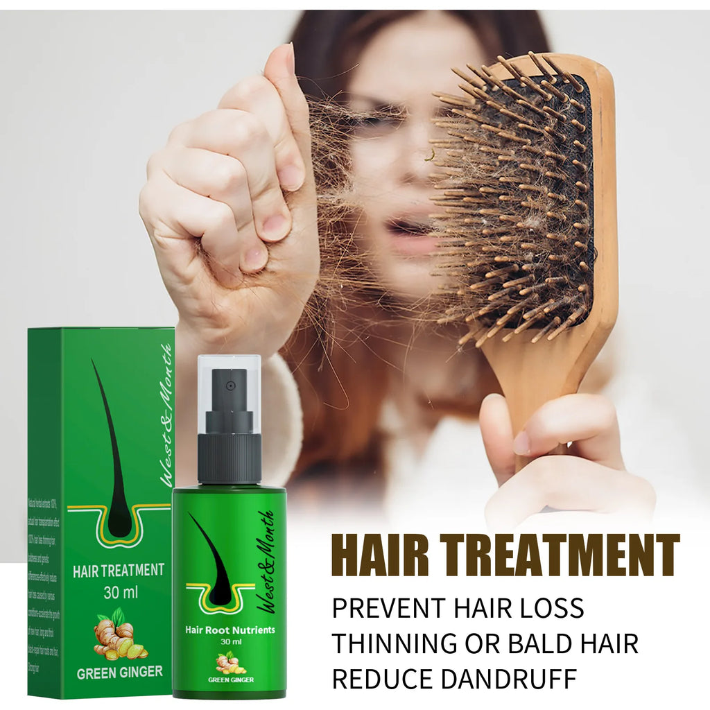 Scalp and Hair Care Spray with Liquid Serum Wording, Single Listed Product Option for Personal Grooming with Formula and Use Directions to Review Before Application