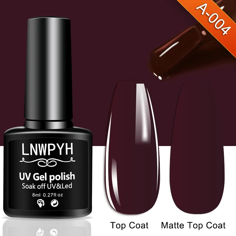 18-Color Gel Nail Polish Kit by LNWPYH with Three Extension Gel Colors, Base and Top Coats, UV LED Lamp and Nail Drill Reference for Adult Manicure Designs