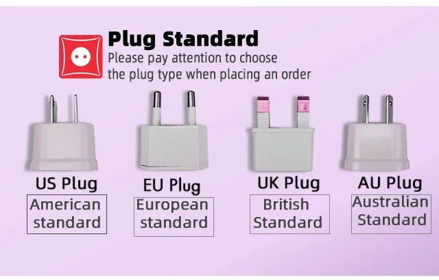 Automatic Curling Iron Set with Ceramic Rotating Styling and Multi-in-1 Bundle Options for At-Home Waves and Curls, US, EU, UK or AU Plug Choices