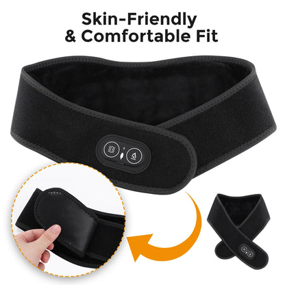 Wearable Red Light Heating Wrap Options for Wrist, Neck, Ankle and Hip, Adjustable Warmth with Model-Specific LED, Vibration and Power Features