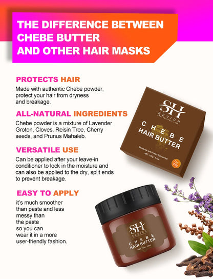 Chebe Hair Care Products with Oil, Spray, Powder-Labeled and Hair Mask Options, 10ml or 30ml Spray and 100g Mask Selections for Cosmetic Hair Routines
