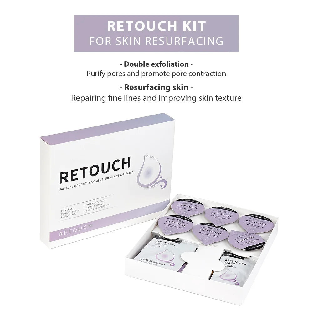 Glam Facial Pod and Capsule Gel Options for Compatible Aqua Bubble Devices, Seven Numbered Type Selections and a Separate Facial CO2 Machine Option
