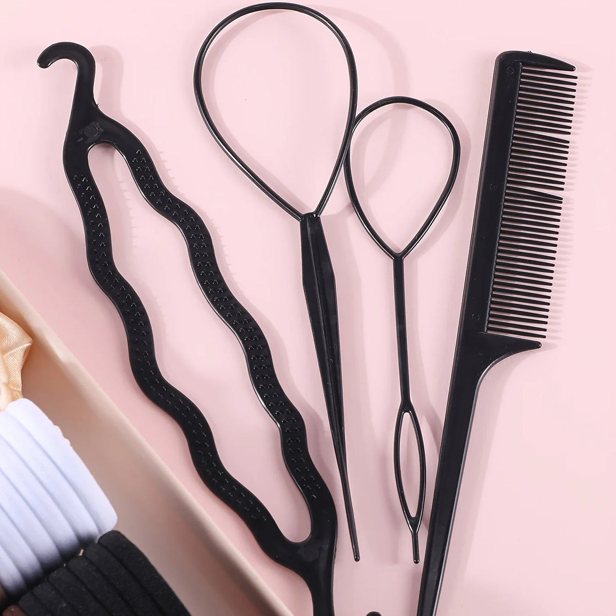 Hair Accessories Set for Women, Twelve Color and Pattern Options with Scrunchie and Ponytail Tie References for Everyday Buns and Outfit Coordination