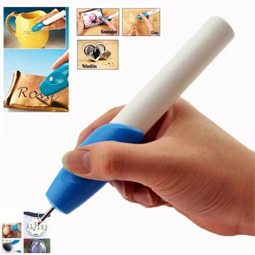 Wireless Engraving Pen, Mini Electric Engraver Tool with Precision Tip for Metal, Glass, Wood and Plastic, Portable Etching Pen for DIY Crafts, Jewelry, Gifts and Name Writing