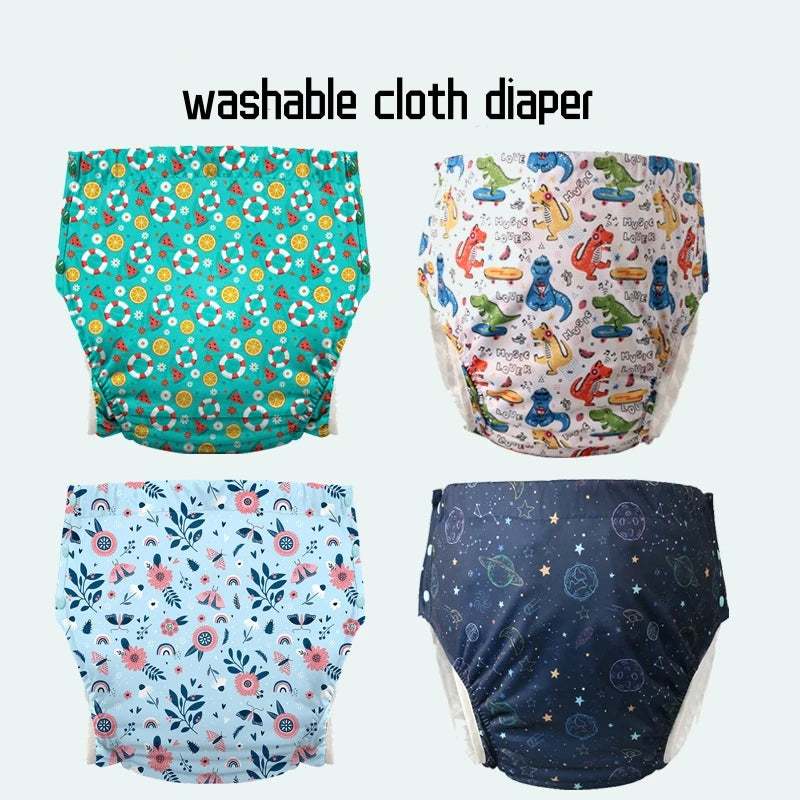 Reusable Adult Cloth Diaper and Insert Options, Listed TPU Waterproof Diaper Pants for Adult Personal Care, XL and XXL Size Labels with Set Selections
