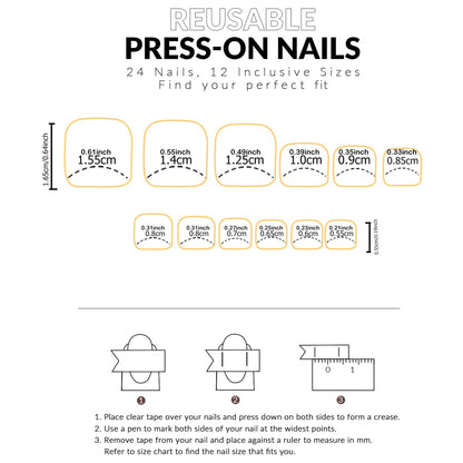 Glossy Fake Toenails with Listed 48-Piece Full-Cover Design, French-Inspired Nail Styling in Nine Color Options for Women's At-Home Pedicure and Vacation Looks