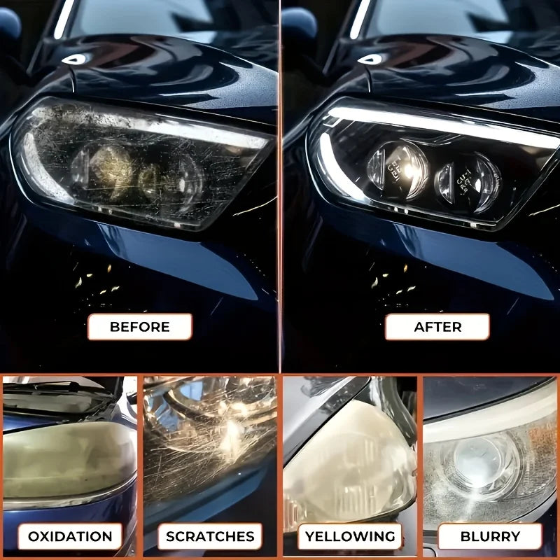 Headlight Polishing Paste for Compatible Car Lens Surface Care, 1PCS or 1PCS-100G Options for Exterior Yellowing and Oxidation Appearance Maintenance