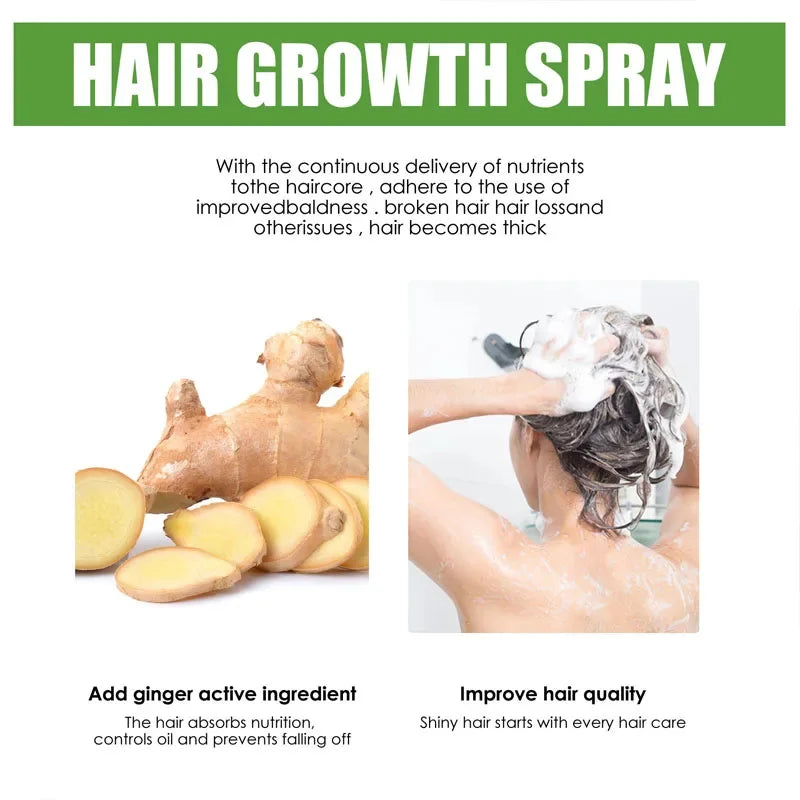Hair Care Serum with Ginger Reference, Listed 30ml Scalp and Hair Grooming Product for Men and Women, At-Home Personal Care Routine