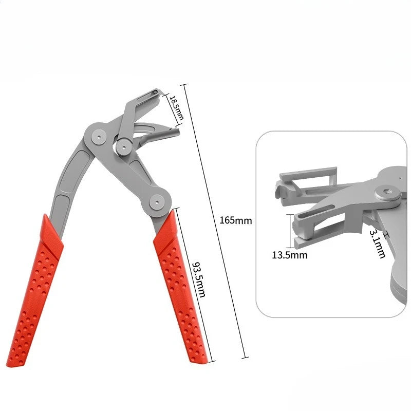 Interior Panel Clip Removal Pliers, Single-Piece Manual Fastener Tool for Compatible Car Door Panels and Dashboard Trim During Automotive Interior Repairs