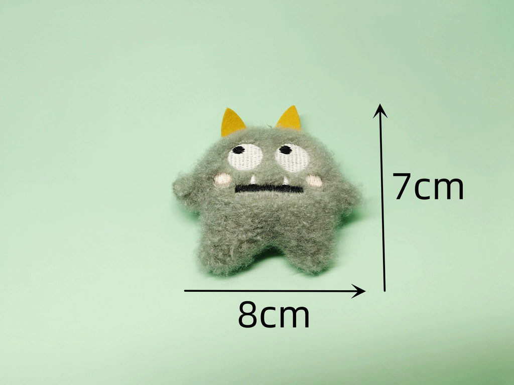 Mini Catnip Plush Cat Toys in Random Assortment Packs, 10, 15, 20, 30, 50 or 100 Pieces with Built-In Catmint Wording for Supervised Indoor Pet Play