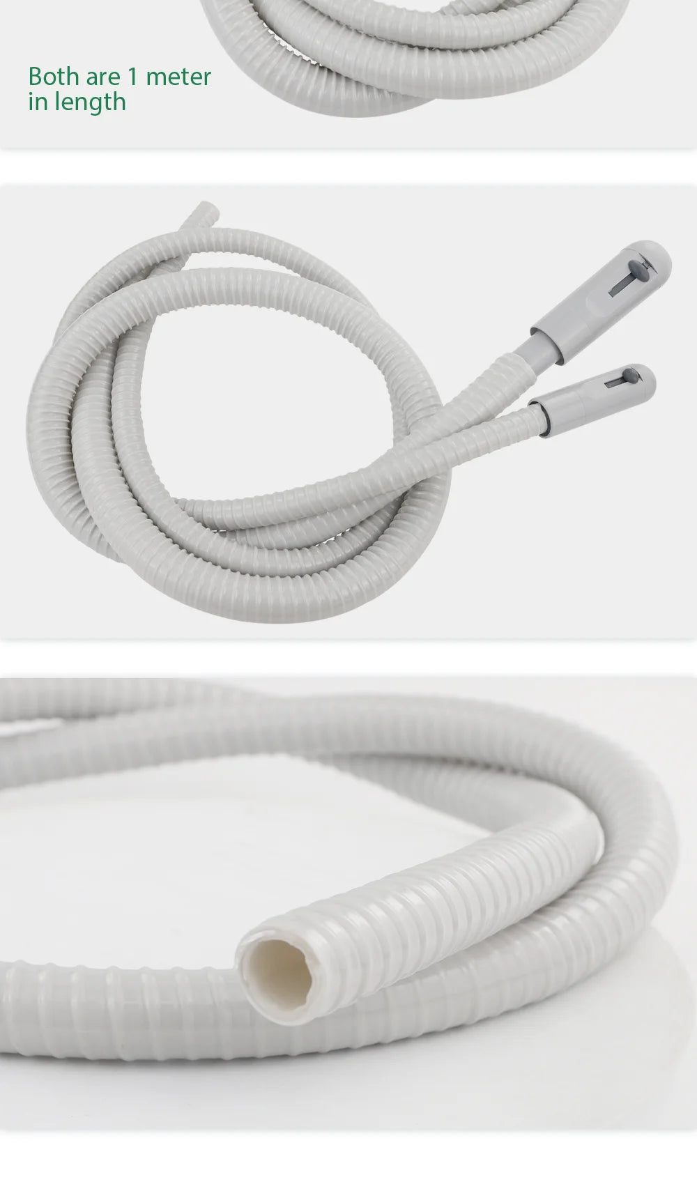 Dental Suction Tubing for Chair Unit Equipment, Strong or Weak Suction Set Labels and Separate 2m Hose Options for Professional Compatibility Review