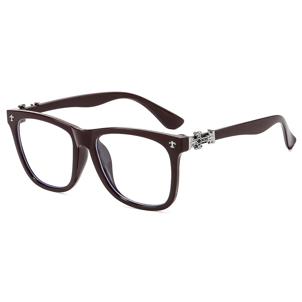 Square Eyeglass Frames for Women and Men with Vintage-Inspired Styling, Seven Coded Fashion Eyewear Options for Everyday Wardrobe and Outfit Coordination