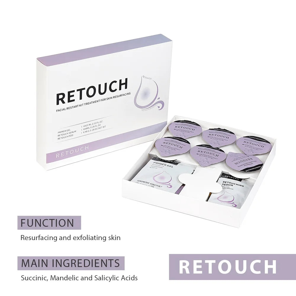 Glam Facial Pod and Capsule Gel Options for Compatible Aqua Bubble Devices, Seven Numbered Type Selections and a Separate Facial CO2 Machine Option