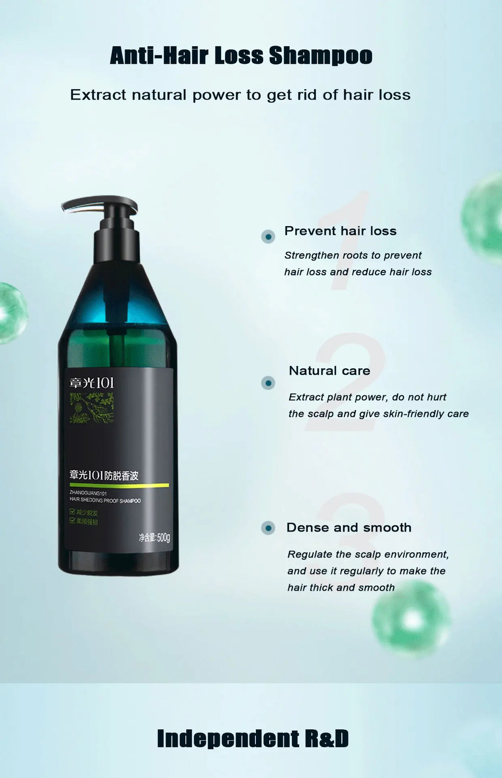 Zhangguang 101 Shampoo with Listed 500g Size, Hair Cleansing and Conditioner References for Label-Guided Personal Hair Care and At-Home Grooming Routines
