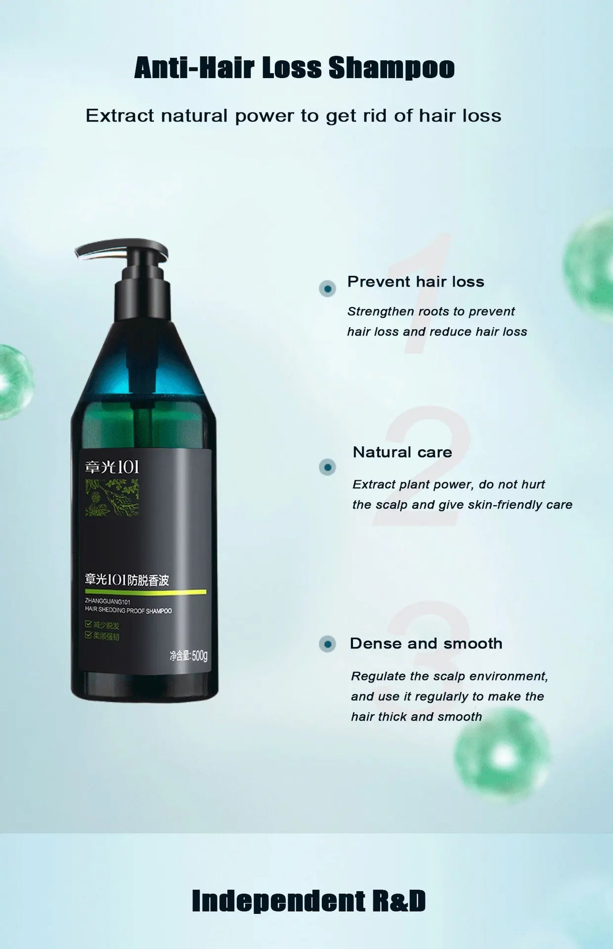 Zhangguang 101 Shampoo with Listed 500g Size, Hair Cleansing and Conditioner References for Label-Guided Personal Hair Care and At-Home Grooming Routines