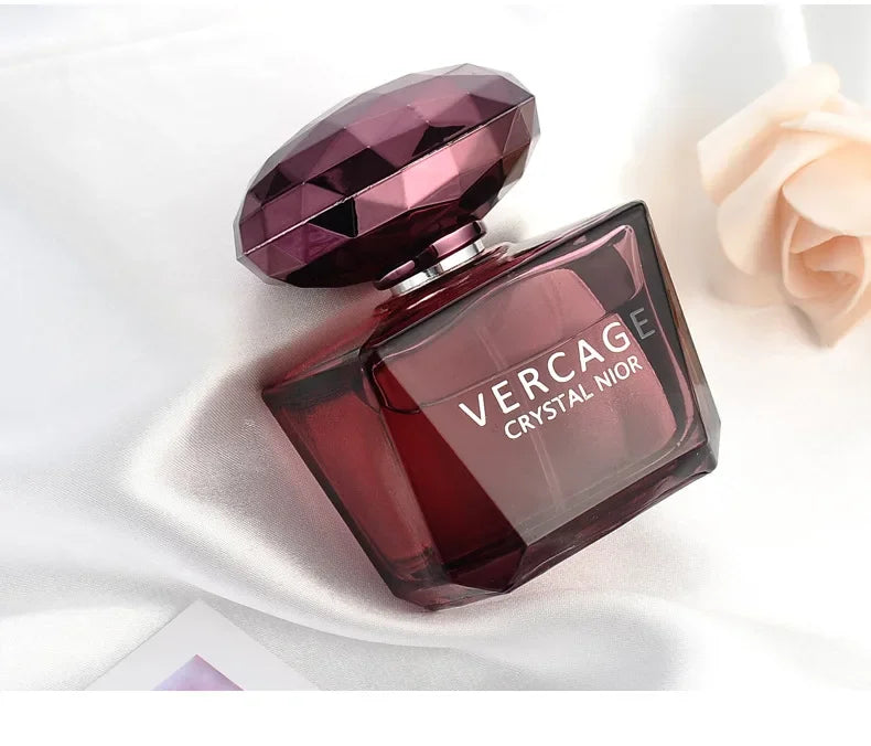 Womens Floral Perfume Spray with Crystal Diamond Style Bottle Reference, Pink, Red and Sugar Dust 50ml Labels Plus Two Option for Personal Fragrance and Gifts