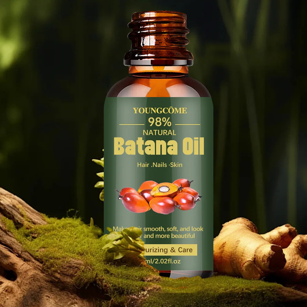 Batana Hair Oil with 40ml, 60ml and 60ml Three-Piece Option Labels, Cosmetic Hair Conditioning Product for Women and Men for At-Home Grooming Routines