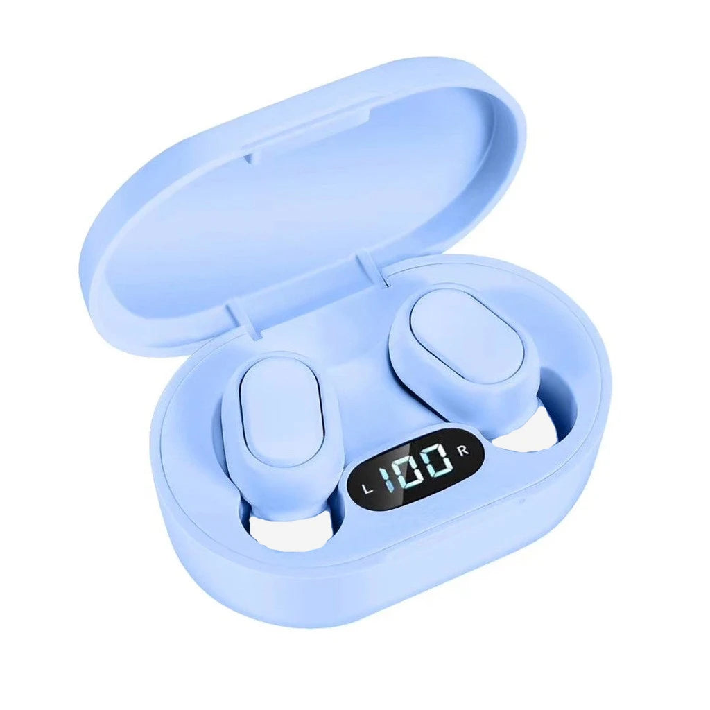 E7S TWS Wireless Earbuds, Bluetooth Earphones with Microphone in White, Blue, Green, Black, Yellow or Pink for Compatible Device Music and Hands-Free Calls