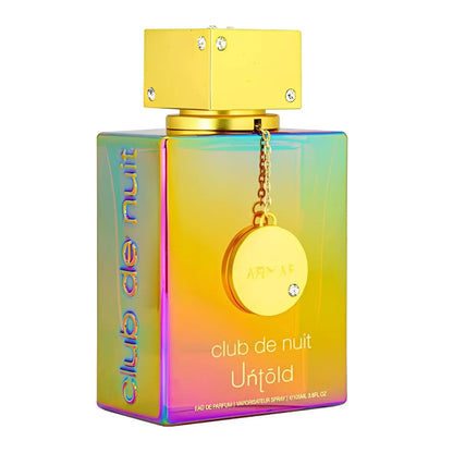 Armaf Club De Nuit Untold Eau de Parfum, Listed 105ml Amber Woody Fragrance with Saffron and Jasmine Top Notes, Amberwood Heart and Cedar Base