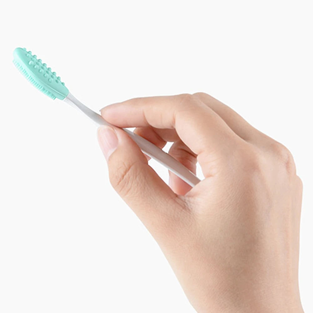 Silicone Face Cleansing Brush for Face and Nose Washing, Skincare Exfoliating Tool with Replacement Head Wording, Single and Four-Piece Color Options