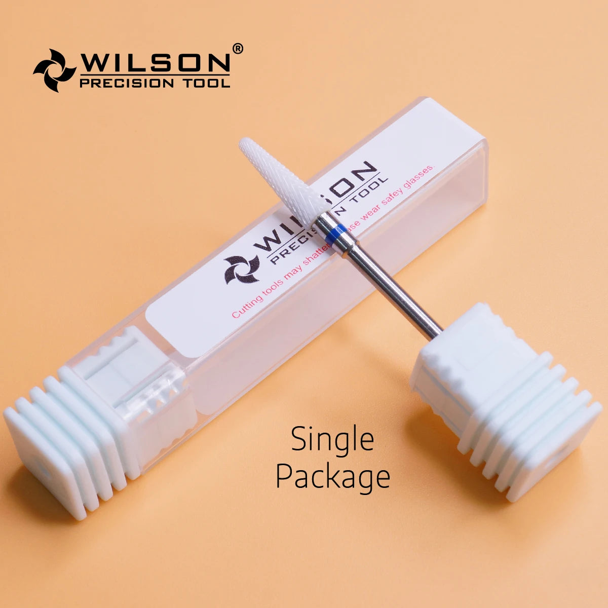 White Zirconia Burs with Conical Shape and Cross-Cut Design, Listed 4.5mm Size Reference and Eight Single-Piece Model Options for Rotary Tool Compatibility Review