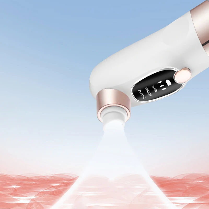 Facial Pore Cleaner with USB Charging and Five Listed Probes, Portable White Skincare Device for Adult At-Home Beauty and Personal Care Routines