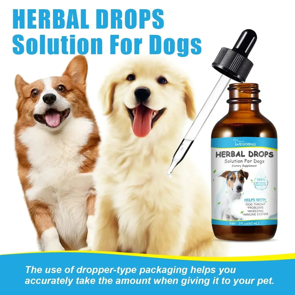 Yegbong Pet Drops, Listed 60ml Boxed Liquid Format with Single-Unit and Multi-Unit Option Labels, Ingredient and Veterinary Suitability Review Required Before Use