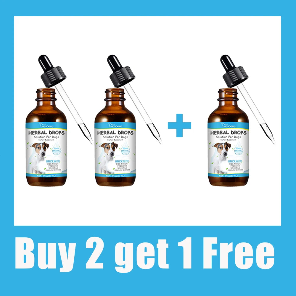 Yegbong Pet Drops, Listed 60ml Boxed Liquid Format with Single-Unit and Multi-Unit Option Labels, Ingredient and Veterinary Suitability Review Required Before Use