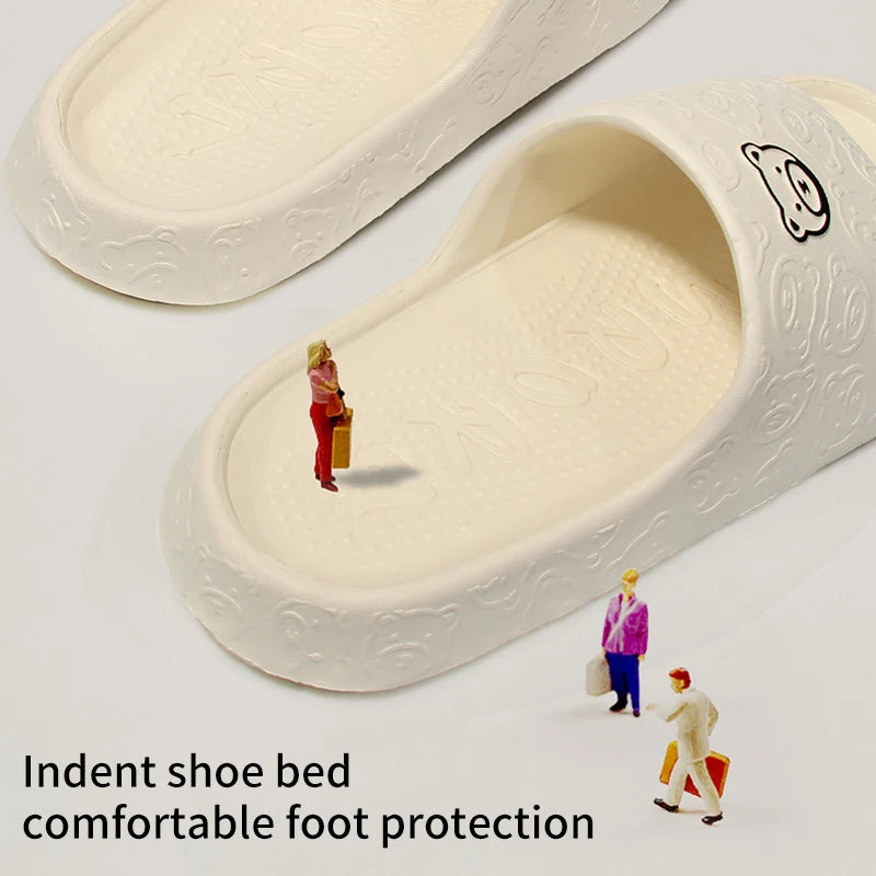 Women's EVA Slippers in Six Colors for Indoor Home and Casual Outdoor Summer Wear, House Sandals with Paired Size Options from 36-37 to 44-45