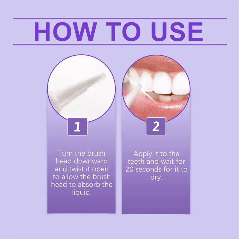 Teeth Whitening Pen with One, Three or Five-Piece Pack Options and Source Gel References for Label-Guided Adult Cosmetic Oral Care Selection