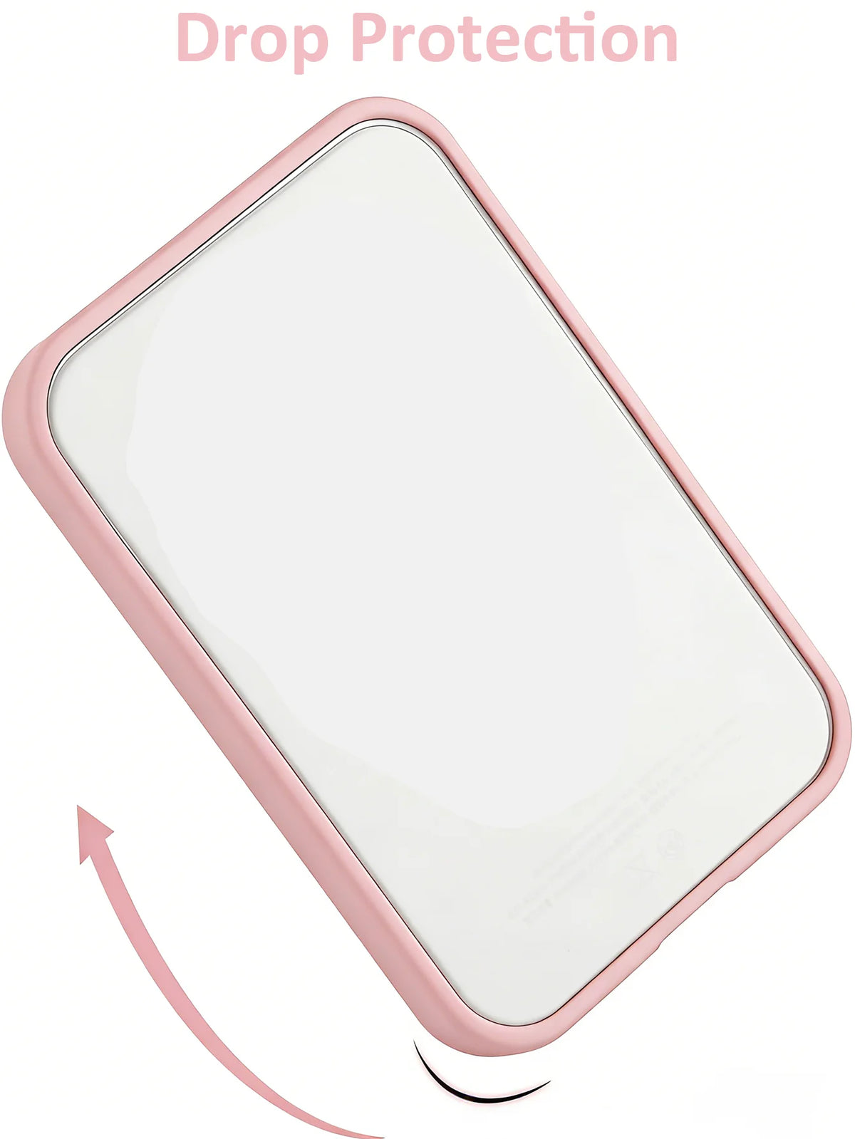 Power Bank Case in Pink Soft TPU, One Accessory Cover Listed for Apple's Original MagSafe Wireless Battery Pack, Color Accent for a Compatible Charging Setup