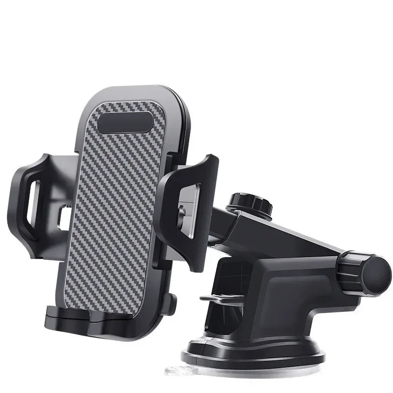 Suction Cup and Air Vent Car Phone Holder Options with Gravity Expansion Reference, Nine Style Labels for Compatible Smartphone Navigation Screen Positioning