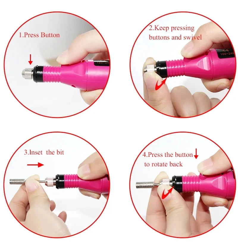 Gel Nail Polish Kit by LNWPYH with Listed 10 Polish Colors, 4 Extension Gel Colors, Base and Top Coats, UV LED Lamp and Electric Drill for Adult Nail Art